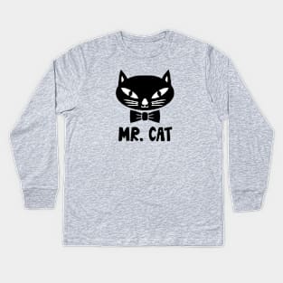 Mr. Cat Kids Long Sleeve T-Shirt